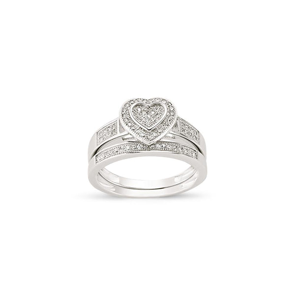 SILVER LADIES RING