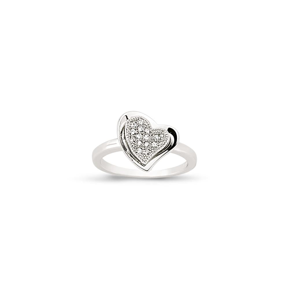 SILVER LADIES RING