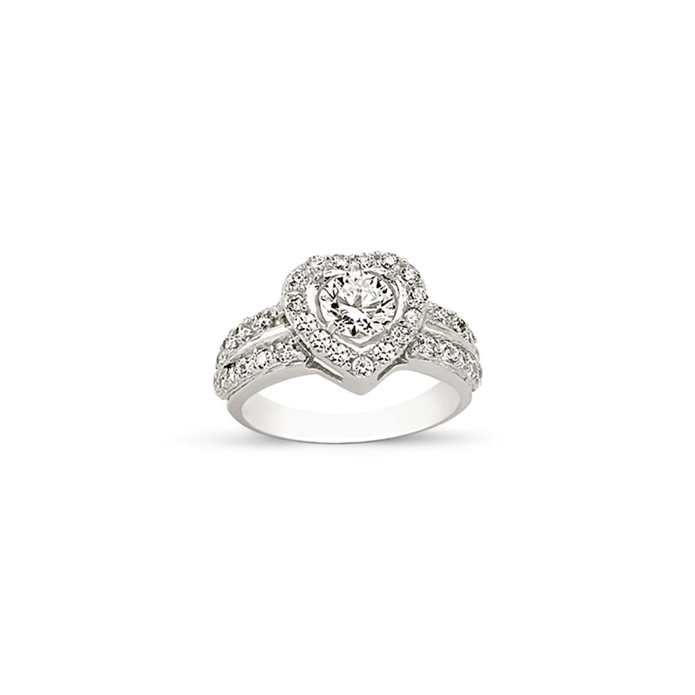 SILVER LADIES RING