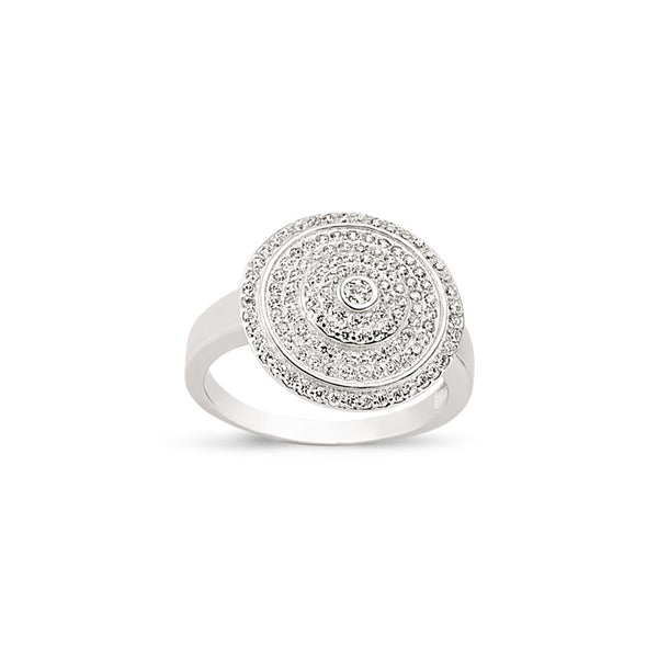 SILVER LADIES RING