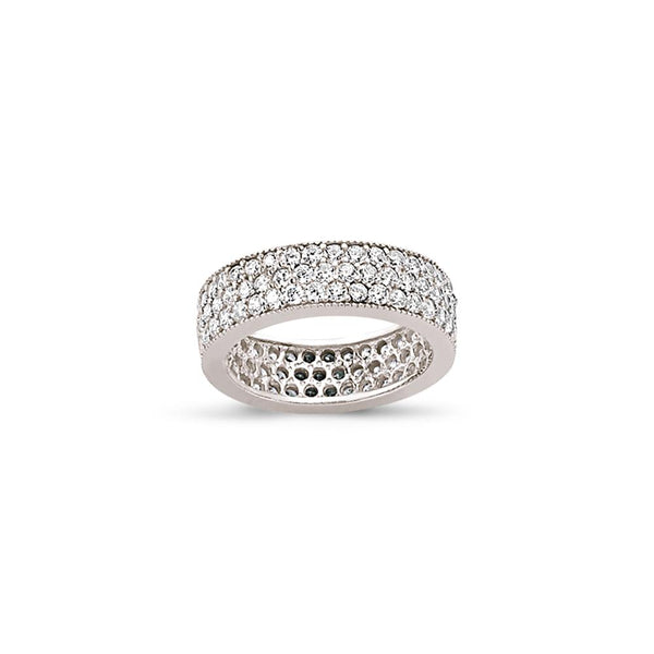 SILVER LADIES RING