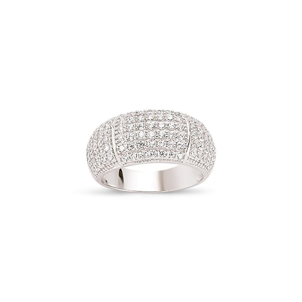 SILVER LADIES RING