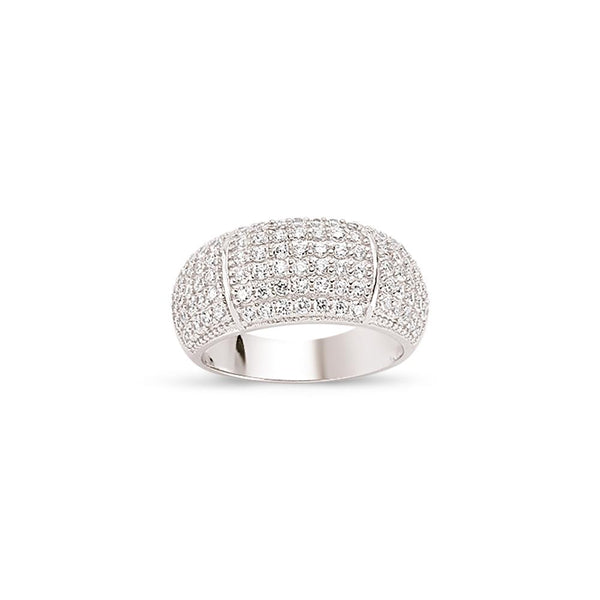 SILVER LADIES RING