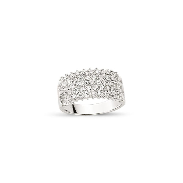 SILVER LADIES RING
