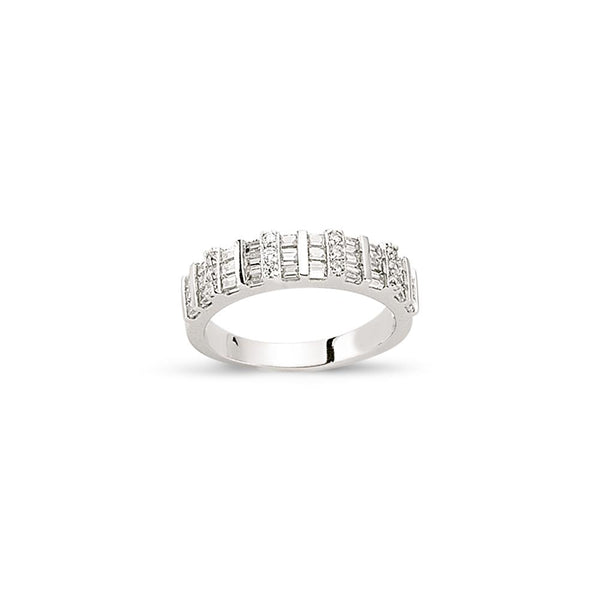 SILVER LADIES RING