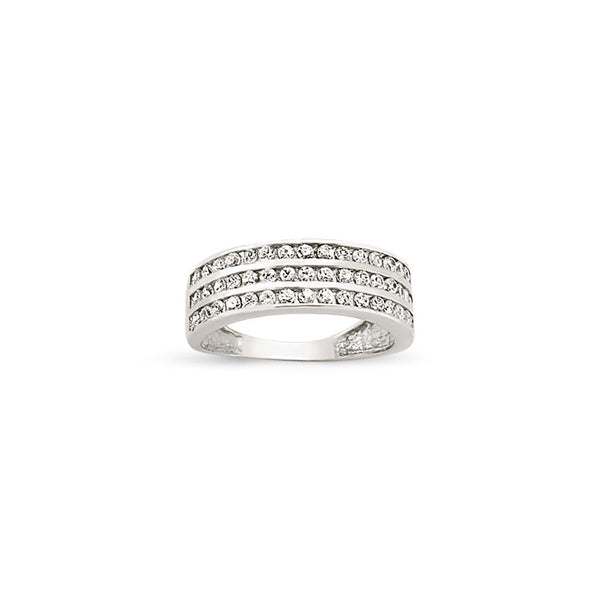 SILVER LADIES RING