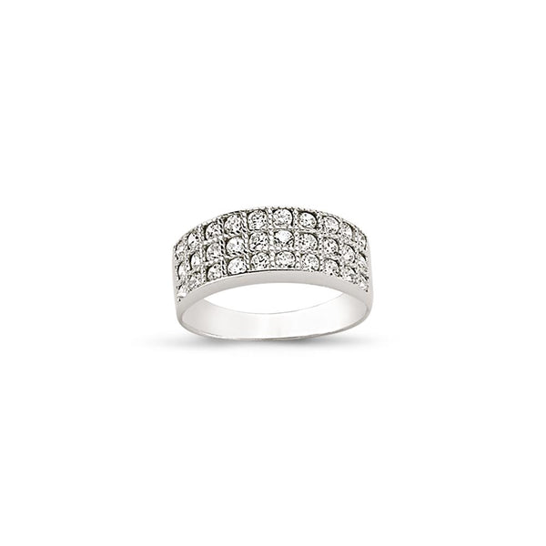 SILVER LADIES RING
