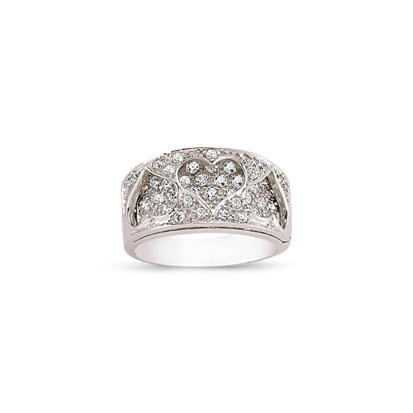 SILVER LADIES RING