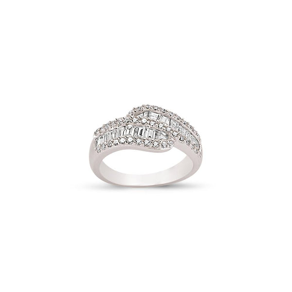 SILVER LADIES RING