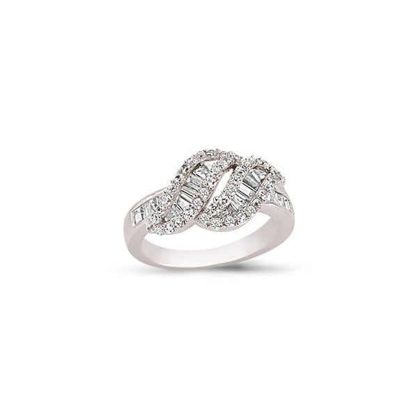SILVER LADIES RING