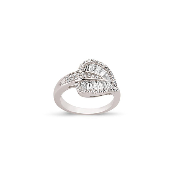 SILVER LADIES RING