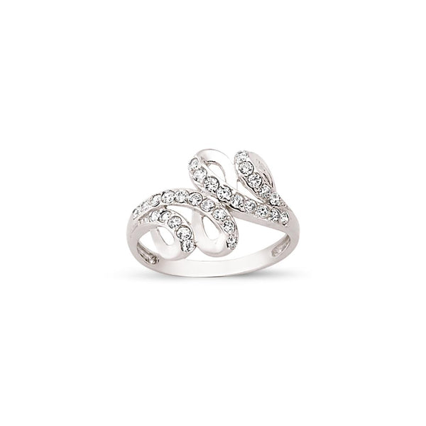 SILVER LADIES RING