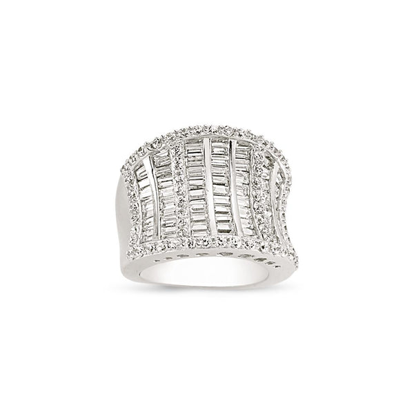 SILVER LADIES RING