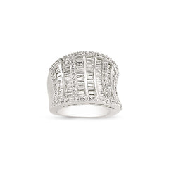 SILVER LADIES RING