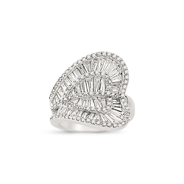 SILVER LADIES RING