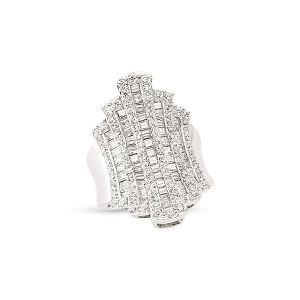 SILVER LADIES RING