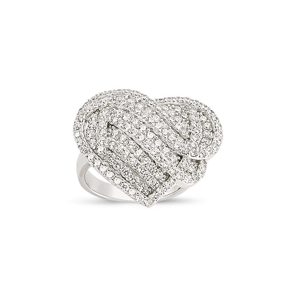 SILVER LADIES RING