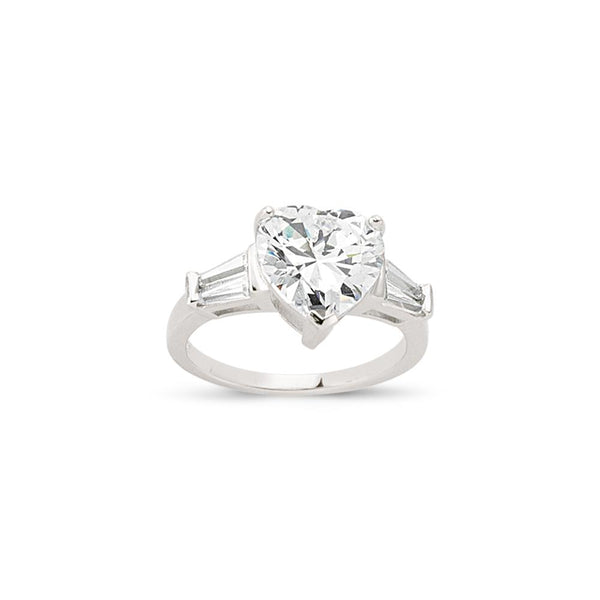 SILVER LADIES RING