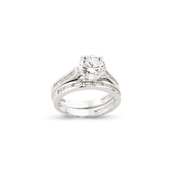 SILVER LADIES RING
