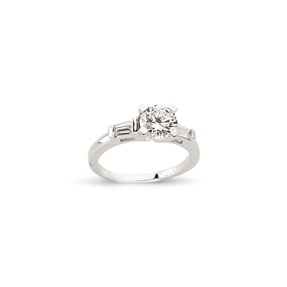 SILVER LADIES RING