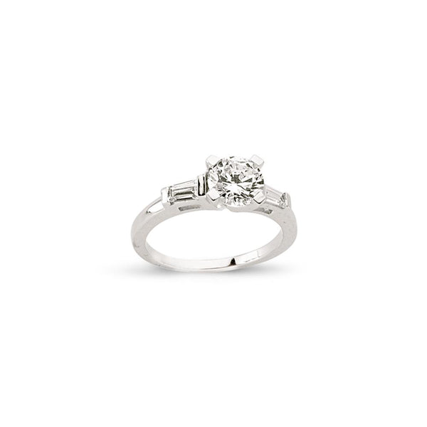 SILVER LADIES RING