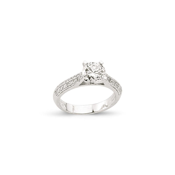 SILVER LADIES RING
