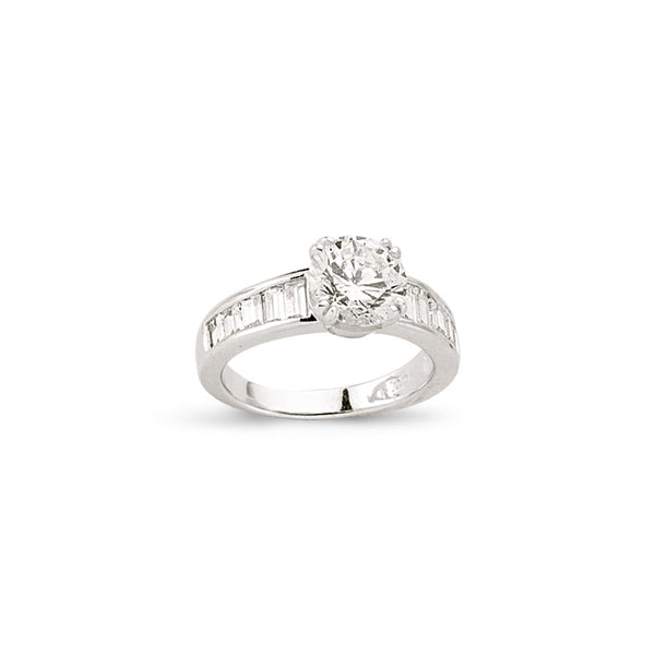 SILVER LADIES RING