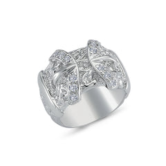 SILVER GENTS RING