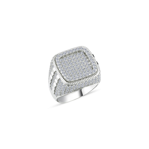 SILVER GENTS RING