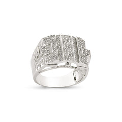 SILVER GENTS RING