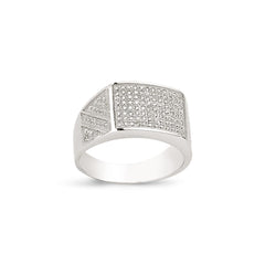 SILVER GENTS RING