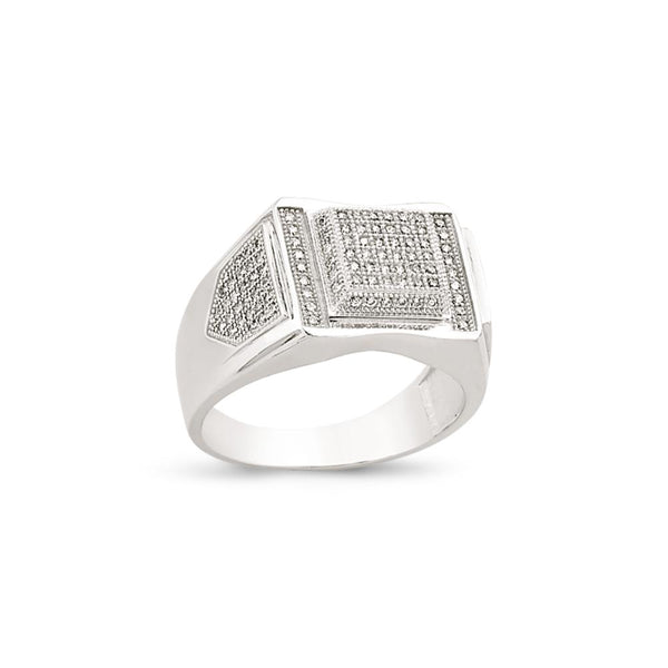 SILVER GENTS RING